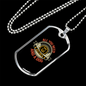 You Need Love and Dog Necklace Stainless Steel or 18k Gold Dog Tag 24" Chain-Express Your Love Gifts