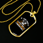 You Never Understand Necklace Stainless Steel or 18k Gold Dog Tag 24" Chain-Express Your Love Gifts