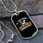 You Never Understand Necklace Stainless Steel or 18k Gold Dog Tag 24" Chain-Express Your Love Gifts
