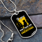 You Never Understand Yellow Necklace Stainless Steel or 18k Gold Dog Tag 24" Chain-Express Your Love Gifts