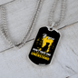 You Never Understand Yellow Necklace Stainless Steel or 18k Gold Dog Tag 24" Chain-Express Your Love Gifts