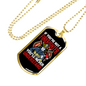 You'Re Not A Firefighter Necklace Stainless Steel or 18k Gold Dog Tag 24" Chain-Express Your Love Gifts