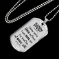 You'Ve Loved Me Dad Necklace Stainless Steel or 18k Gold Dog Tag 24" Chain-Express Your Love Gifts