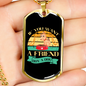 You Want a Friend Buy a Dog Blue Necklace Stainless Steel or 18k Gold Dog Tag 24" Chain-Express Your Love Gifts