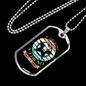 You Want a Friend Buy a Dog Blue Pink Necklace Stainless Steel or 18k Gold Dog Tag 24" Chain-Express Your Love Gifts