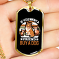 You Want a Friend Buy a Dog Family Necklace Stainless Steel or 18k Gold Dog Tag 24" Chain-Express Your Love Gifts