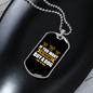 You Want a Friend Buy a Dog Necklace Stainless Steel or 18k Gold Dog Tag 24" Chain-Express Your Love Gifts