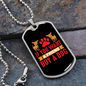 You Want a Friend Buy a Dog Red Necklace Stainless Steel or 18k Gold Dog Tag 24" Chain-Express Your Love Gifts