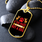 You Want a Friend Buy a Dog Red Necklace Stainless Steel or 18k Gold Dog Tag 24" Chain-Express Your Love Gifts