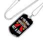 You Want a Friend Buy a Dog White Necklace Stainless Steel or 18k Gold Dog Tag 24" Chain-Express Your Love Gifts