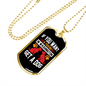 You Want a Friend Buy a Dog White Necklace Stainless Steel or 18k Gold Dog Tag 24" Chain-Express Your Love Gifts