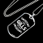 You Want The Gills Fishing Necklace Stainless Steel or 18k Gold Dog Tag 24" Chain-Express Your Love Gifts