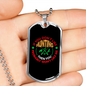 You Won'T Like Me Hunting Necklace Stainless Steel or 18k Gold Dog Tag 24" Chain-Express Your Love Gifts