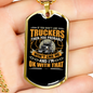 You Won'T Like Me Truckers Dog Tag Stainless Steel or 18k Gold 24" Chain-Express Your Love Gifts