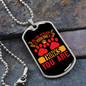Your Dog Thinks Paws Necklace Stainless Steel or 18k Gold Dog Tag 24" Chain-Express Your Love Gifts