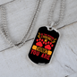 Your Dog Thinks Paws Necklace Stainless Steel or 18k Gold Dog Tag 24" Chain-Express Your Love Gifts