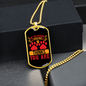 Your Dog Thinks Paws Necklace Stainless Steel or 18k Gold Dog Tag 24" Chain-Express Your Love Gifts