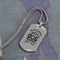 Your Dog Thinks TranspArent Necklace Stainless Steel or 18k Gold Dog Tag 24" Chain-Express Your Love Gifts
