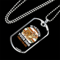 Your Dog Thinks You Are Bulldog Necklace Stainless Steel or 18k Gold Dog Tag 24" Chain-Express Your Love Gifts
