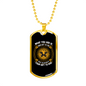 Your Gift To God Christian Necklace Stainless Steel or 18k Gold Dog Tag 24" Chain-Express Your Love Gifts