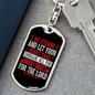 Your Heart Take Courage Psalm 31:24 Keychain Stainless Steel or 18k Gold Dog Tag Keyrin-Express Your Love Gifts