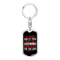 Your Heart Take Courage Psalm 31:24 Keychain Stainless Steel or 18k Gold Dog Tag Keyrin-Express Your Love Gifts
