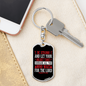 Your Heart Take Courage Psalm 31:24 Keychain Stainless Steel or 18k Gold Dog Tag Keyrin-Express Your Love Gifts