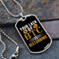 Your Lack of BTC is Disturbing Crypto Necklace Stainless Steel or 18k Gold Dog Tag 24" Chain-Express Your Love Gifts