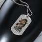 Your Last Horse Necklace Stainless Steel or 18k Gold Dog Tag 24" Chain-Express Your Love Gifts