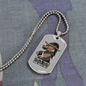Your Last Horse Necklace Stainless Steel or 18k Gold Dog Tag 24" Chain-Express Your Love Gifts