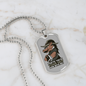 Your Last Horse Necklace Stainless Steel or 18k Gold Dog Tag 24" Chain-Express Your Love Gifts