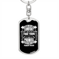Your Promise Gives Life Psalm 119:50 White Keychain Stainless Steel or 18k Gold Dog Tag Keyring-Express Your Love Gifts