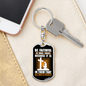 Your Strength Lies Cross Keychain Stainless Steel or 18k Gold Dog Tag Keyring-Express Your Love Gifts