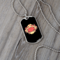 Zodiac Cancer Crab Zodiac Necklace Stainless Steel or 18k Gold Dog Tag 24" Chain-Express Your Love Gifts