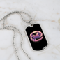 Zodiac Crab Cancer Zodiac Necklace Stainless Steel or 18k Gold Dog Tag 24" Chain-Express Your Love Gifts