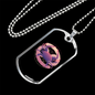 Zodiac Crab Cancer Zodiac Necklace Stainless Steel or 18k Gold Dog Tag 24" Chain-Express Your Love Gifts