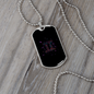 Zodiac Gemini Zodiac Necklace Stainless Steel or 18k Gold Dog Tag 24" Chain-Express Your Love Gifts
