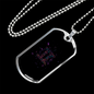 Zodiac Gemini Zodiac Necklace Stainless Steel or 18k Gold Dog Tag 24" Chain-Express Your Love Gifts