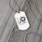 Zodiac Leo Mesa de Trabajo Zodiac Necklace Stainless Steel or 18k Gold Dog Tag 24" Chain-Express Your Love Gifts