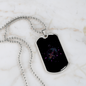 Zodiac Sagittarius Zodiac Necklace Stainless Steel or 18k Gold Dog Tag 24" Chain-Express Your Love Gifts