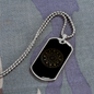 Zodiac Sign Star Zodiac Necklace Stainless Steel or 18k Gold Dog Tag 24" Chain-Express Your Love Gifts