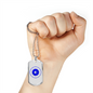 Zodiac Signs Blue in White Zodiac Necklace Stainless Steel or 18k Gold Dog Tag 24" Chain-Express Your Love Gifts
