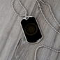 Zodiac Signs Constellation Zodiac Necklace Stainless Steel or 18k Gold Dog Tag 24" Chain-Express Your Love Gifts