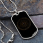Zodiac Signs Constellation Zodiac Necklace Stainless Steel or 18k Gold Dog Tag 24" Chain-Express Your Love Gifts