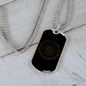 Zodiac Signs Constellation Zodiac Necklace Stainless Steel or 18k Gold Dog Tag 24" Chain-Express Your Love Gifts