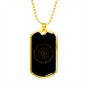 Zodiac Signs Constellation Zodiac Necklace Stainless Steel or 18k Gold Dog Tag 24" Chain-Express Your Love Gifts