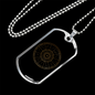 Zodiac Signs Zodiac Necklace Stainless Steel or 18k Gold Dog Tag 24" Chain-Express Your Love Gifts
