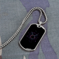 Zodiac Taurus Necklace Stainless Steel or 18k Gold Dog Tag 24" Chain-Express Your Love Gifts