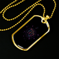 Zodiac Virgo Zodiac Necklace Stainless Steel or 18k Gold Dog Tag 24" Chain-Express Your Love Gifts