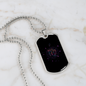 Zodiac Virgo Zodiac Necklace Stainless Steel or 18k Gold Dog Tag 24" Chain-Express Your Love Gifts
